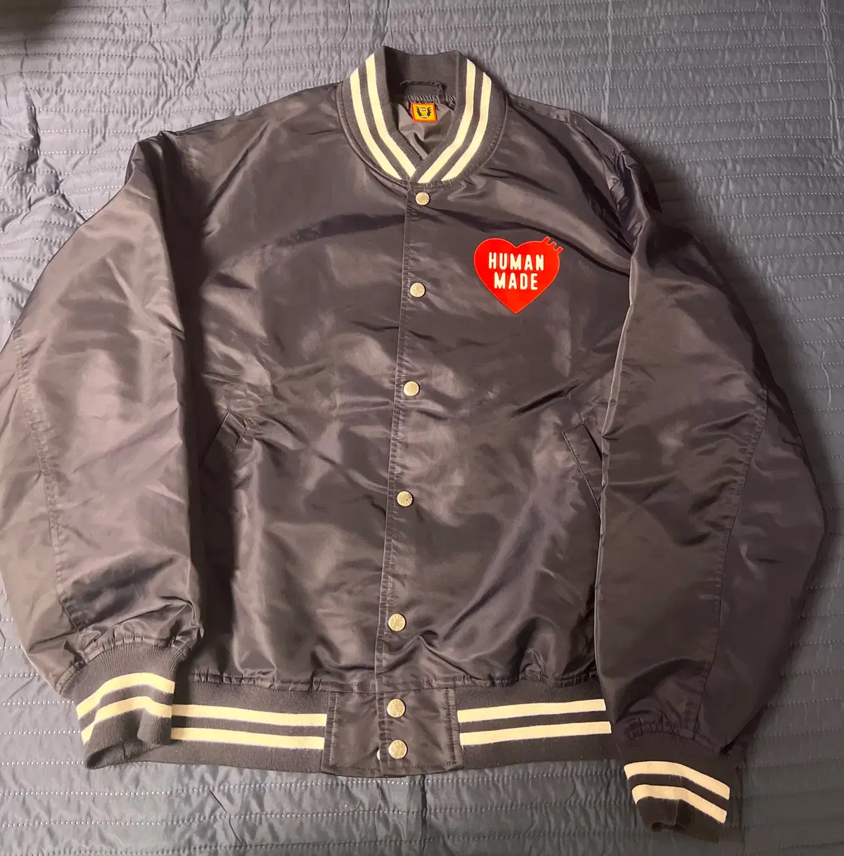 HUMAN MADE NYLON STADIUM JACKET XL 即完 Human Made NYLON STADIUM